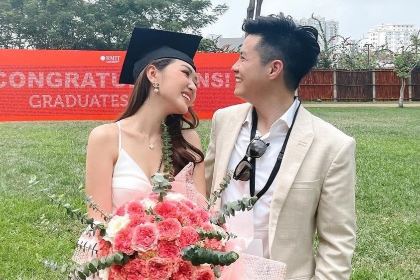 Hot girl Chloe Nguyen rang ro trong ngay tot nghiep hinh anh