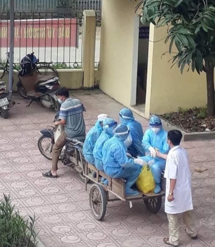 Nữ cán bộ y tế làm nhiệm vụ chống dịch ở Thái Nguyên ảnh 2 Nu can bo y te lam nhiem vu chong dich o Thai Nguyen anh 2