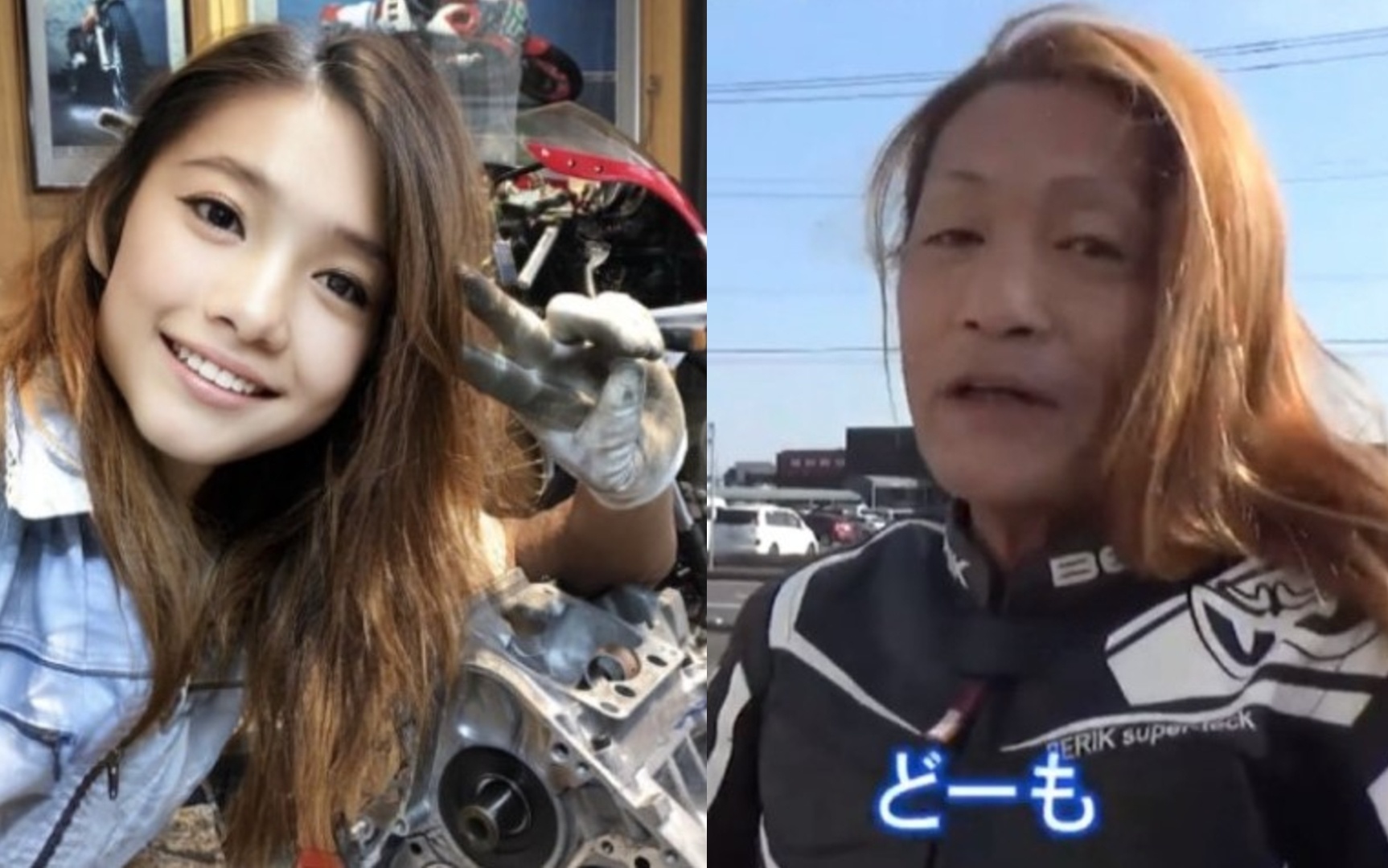 ‘Hot girl biker’ ngay cang duoc yeu men khi lo mat va gioi tinh that hinh anh