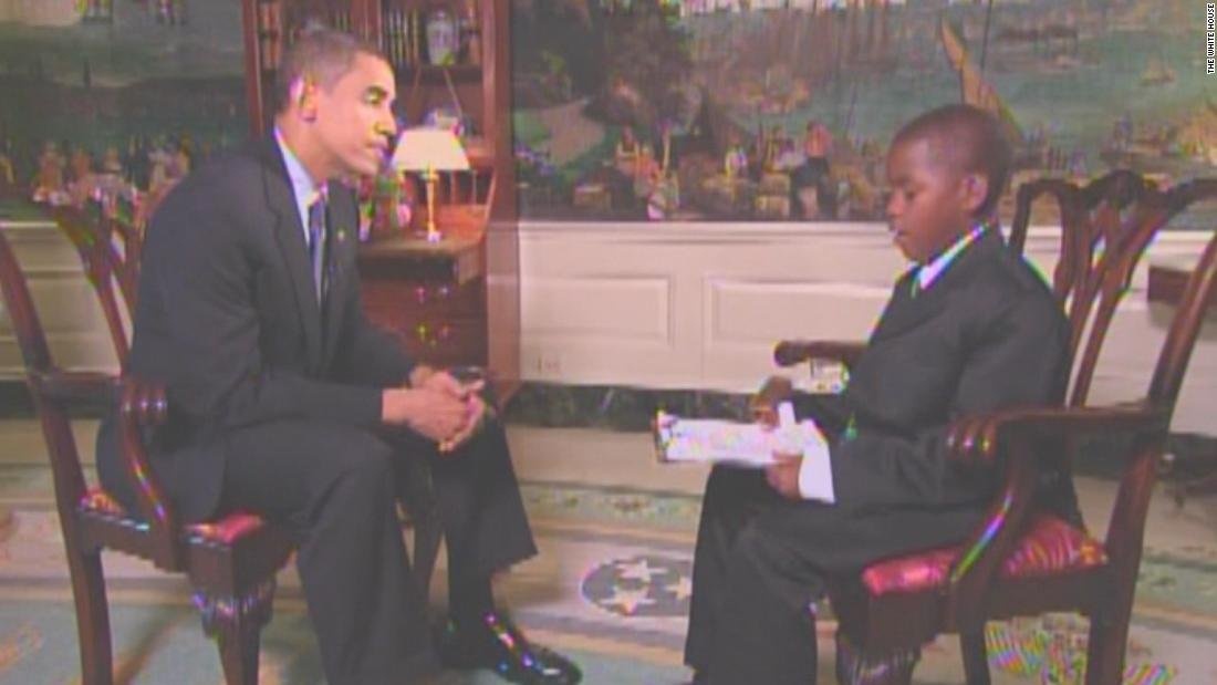 Chàng trai phỏng vấn ông Obama 11 năm trước qua đời  ảnh 1 Chang trai phong van ong Obama 11 nam truoc qua doi anh 1