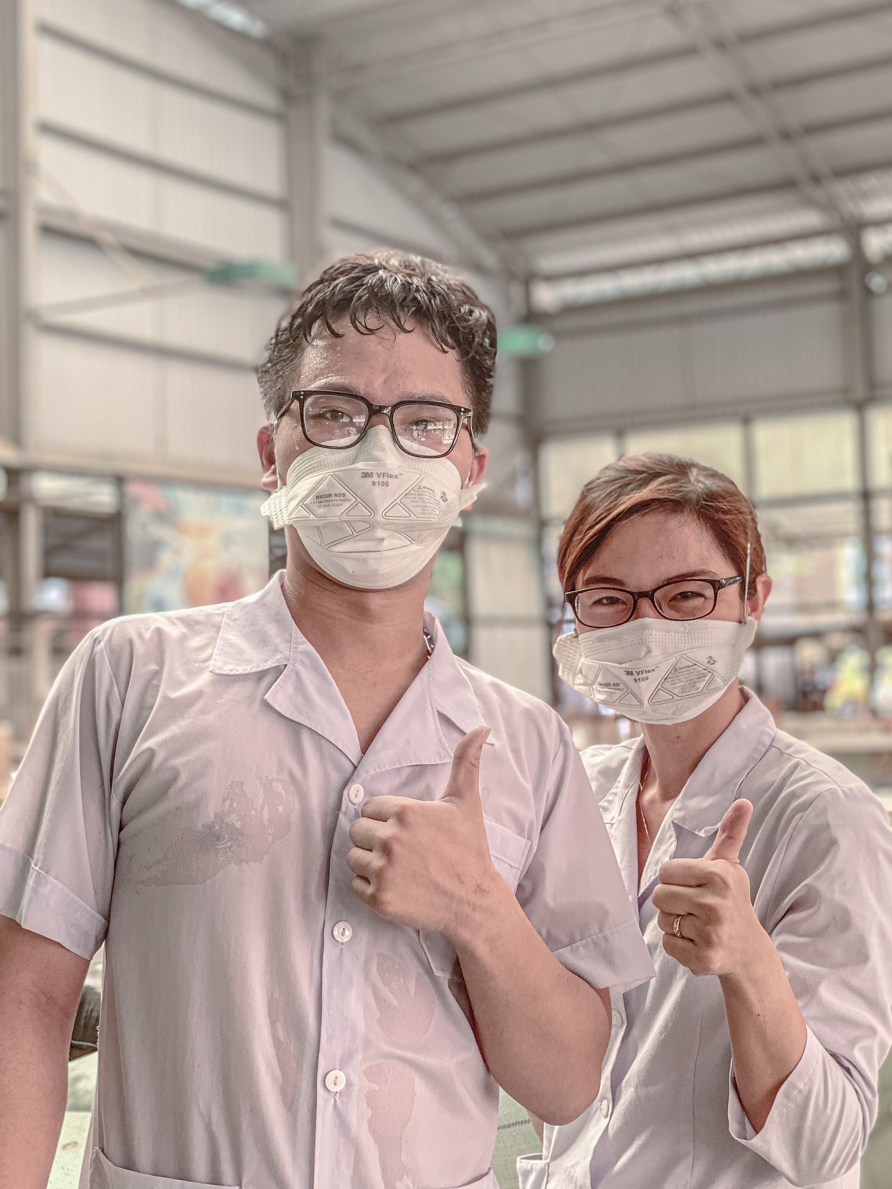 Nhan vien y te ngat xiu o Bac Giang duoc ve tang tranh anh 5