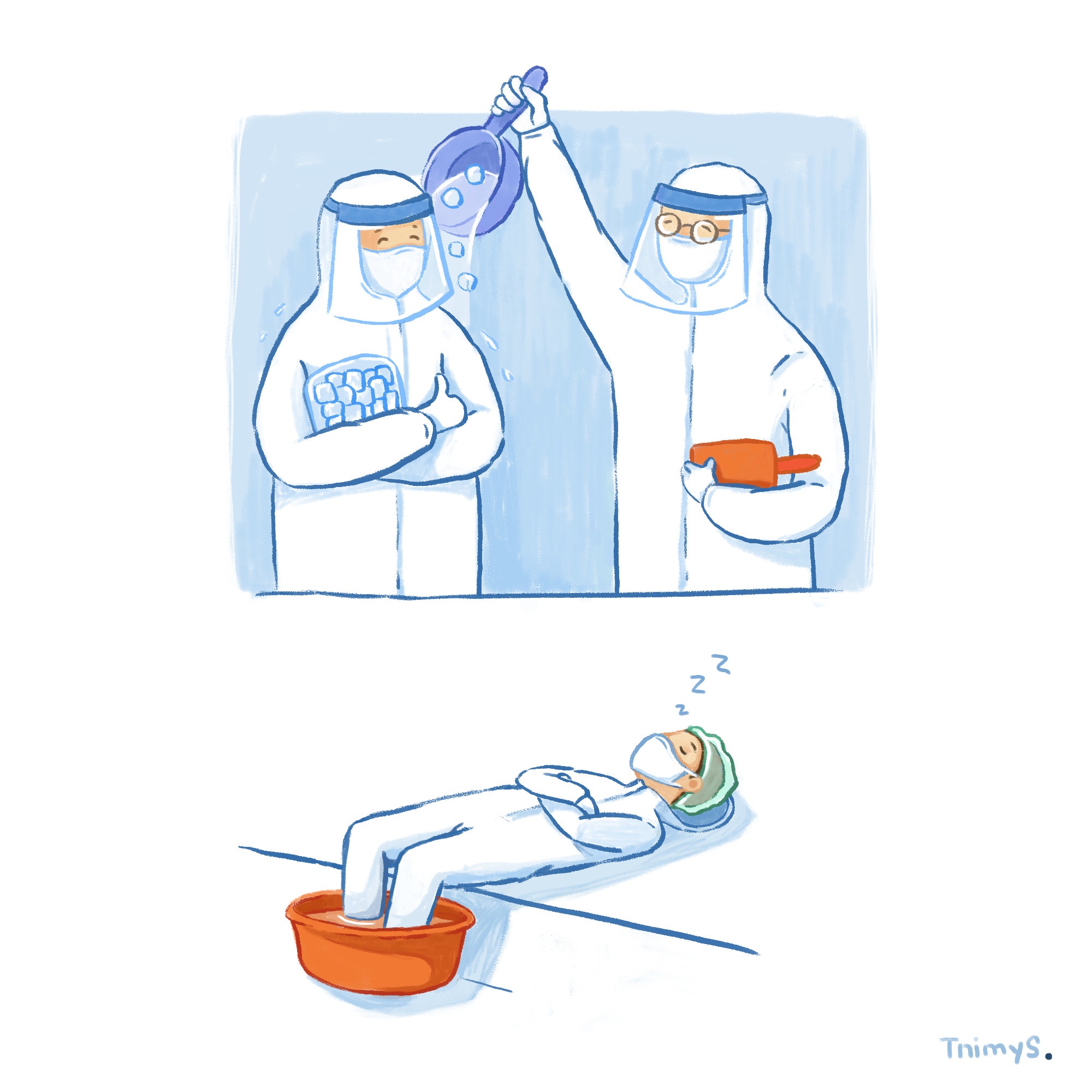 Ve tranh tang luc luong chong dich anh 3