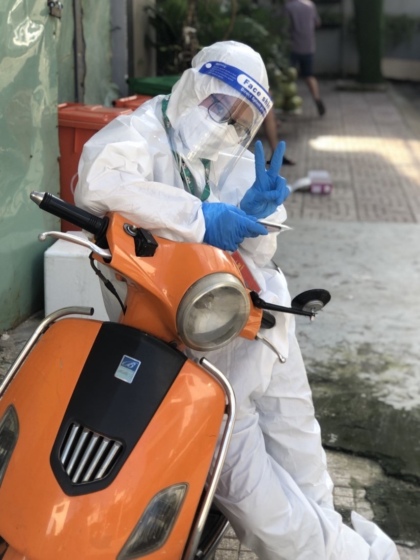 Tình nguyện viên ở TP.HCM trở lại cuộc sống bình thường ảnh 5 Tinh nguyen vien o TP.HCM tro lai cuoc song binh thuong anh 5