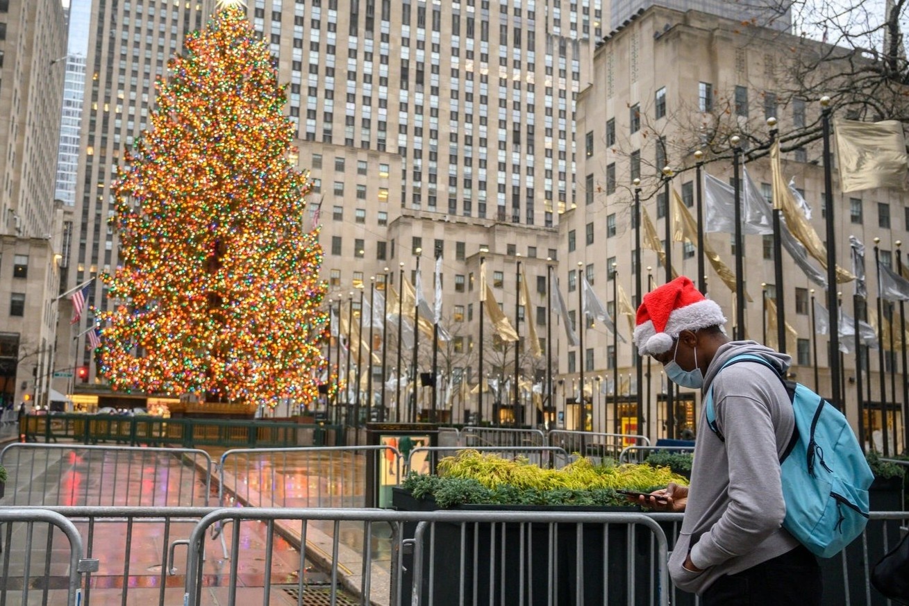 Omicron ‘danh cap’ Giang sinh o New York hinh anh