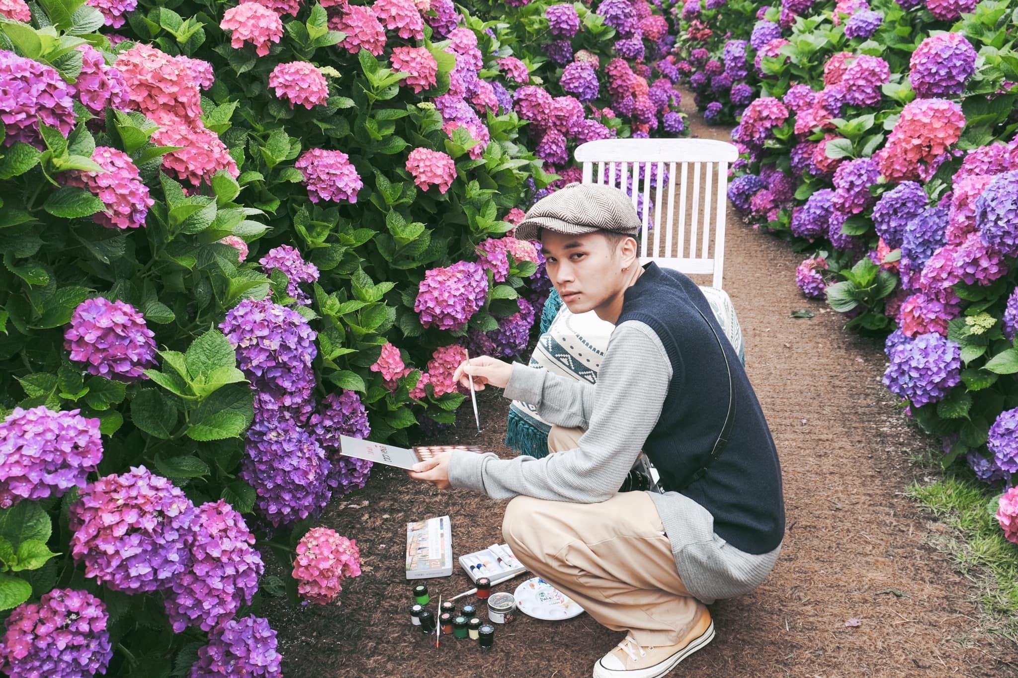 Chang trai Viet du lich khap noi trong 2 nam song o Han anh 1