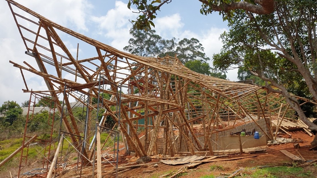 Bỏ phố về Đà Lạt dựng nhà bằng tre ảnh 2 Bo pho ve Da Lat dung nha bang tre anh 2