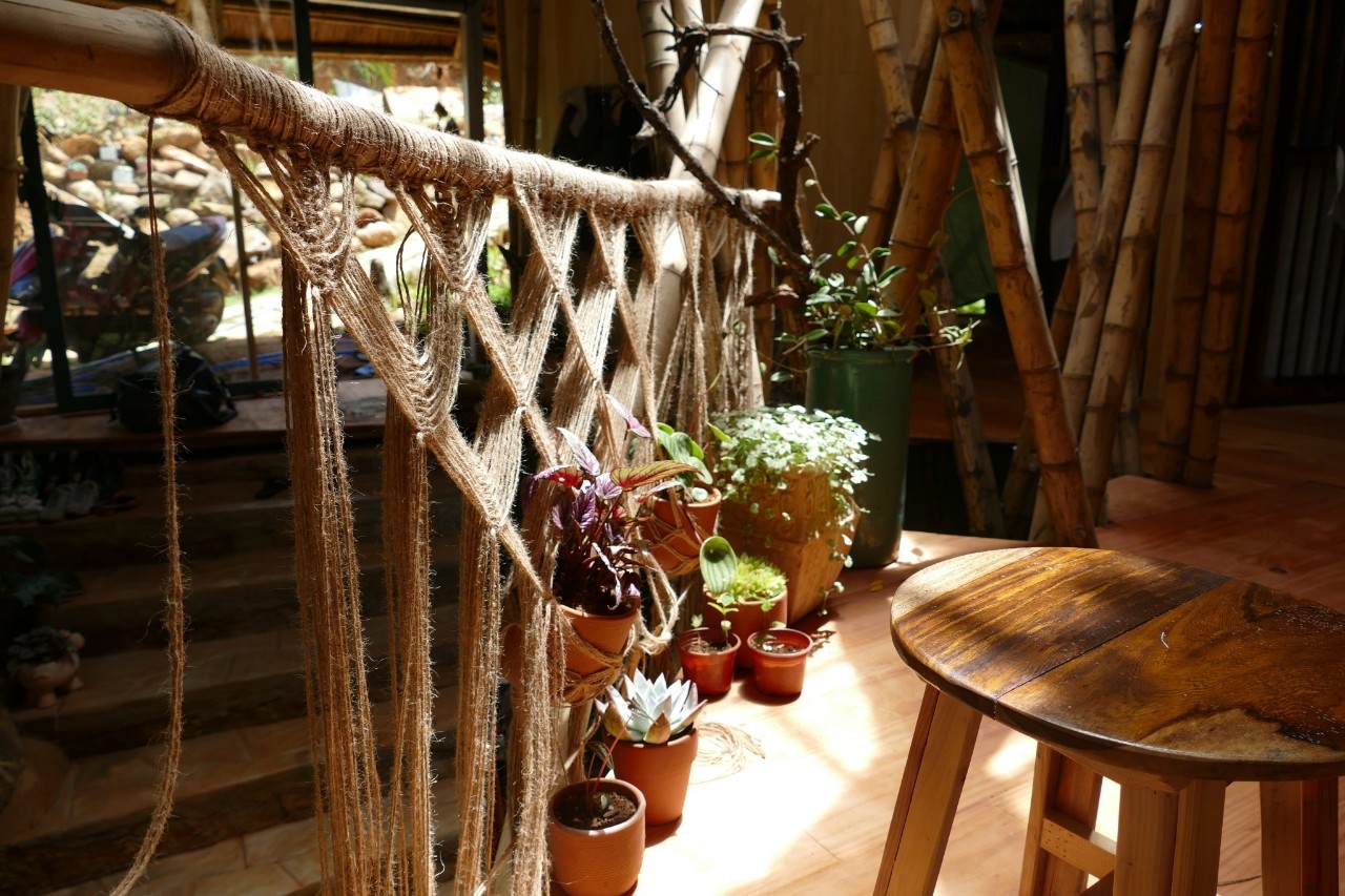 Bỏ phố về Đà Lạt dựng nhà bằng tre ảnh 11 Bo pho ve Da Lat dung nha bang tre anh 11