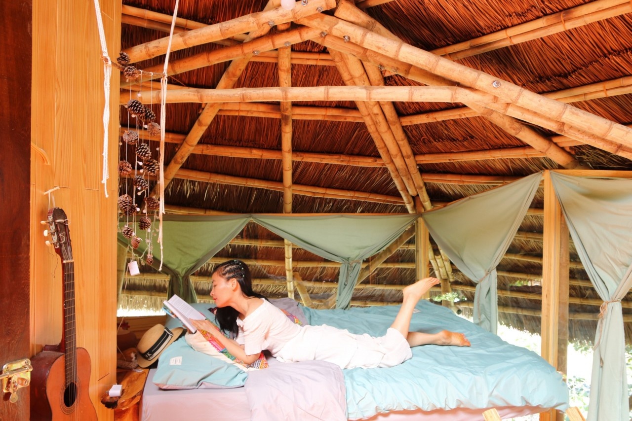 Bỏ phố về Đà Lạt dựng nhà bằng tre ảnh 13 Bo pho ve Da Lat dung nha bang tre anh 13