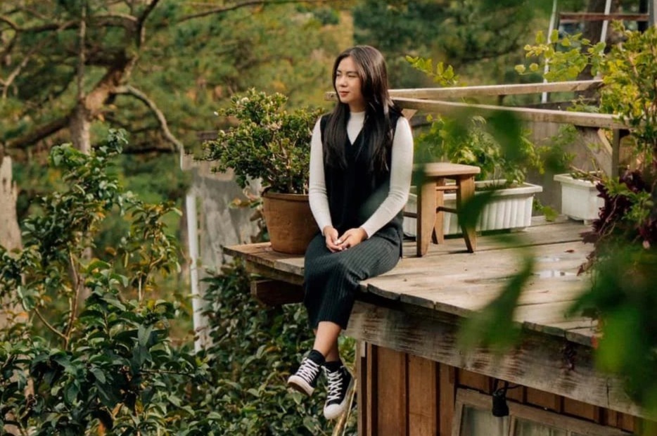 Co gai roi TP.HCM ve Da Lat, mo homestay giua nui doi hinh anh