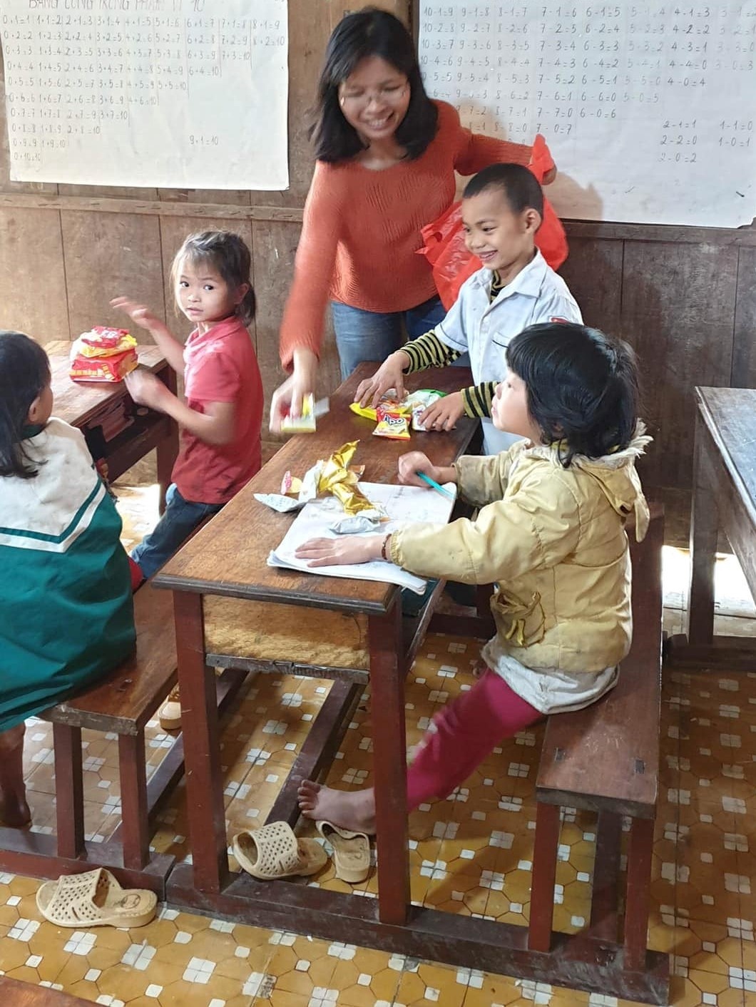 Gom bánh kẹo dư sau Tết tặng trẻ em vùng cao ảnh 2 Gom banh keo du sau Tet tang tre em vung cao anh 2