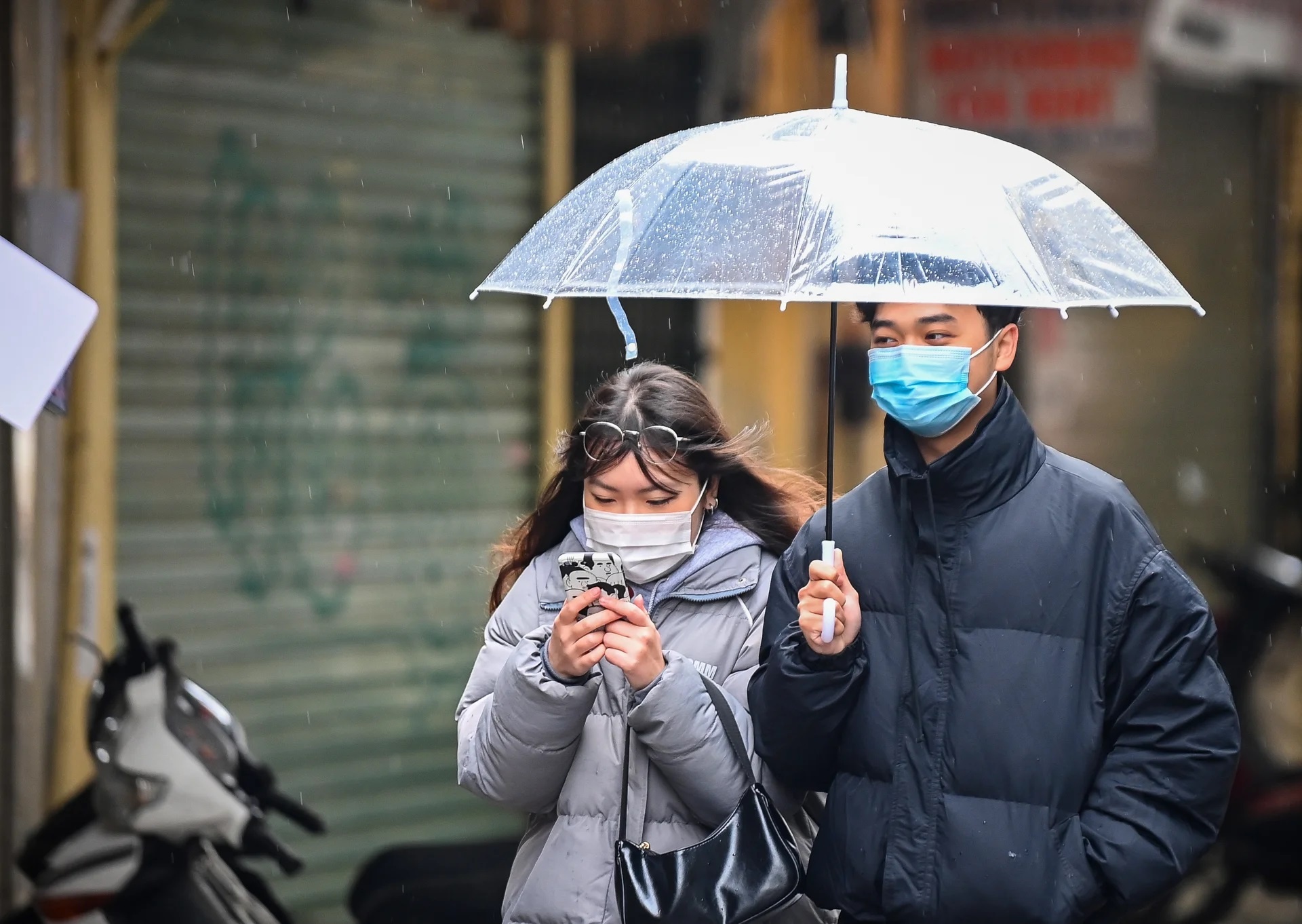 Thoi tiet nom am o Ha Noi anh 1