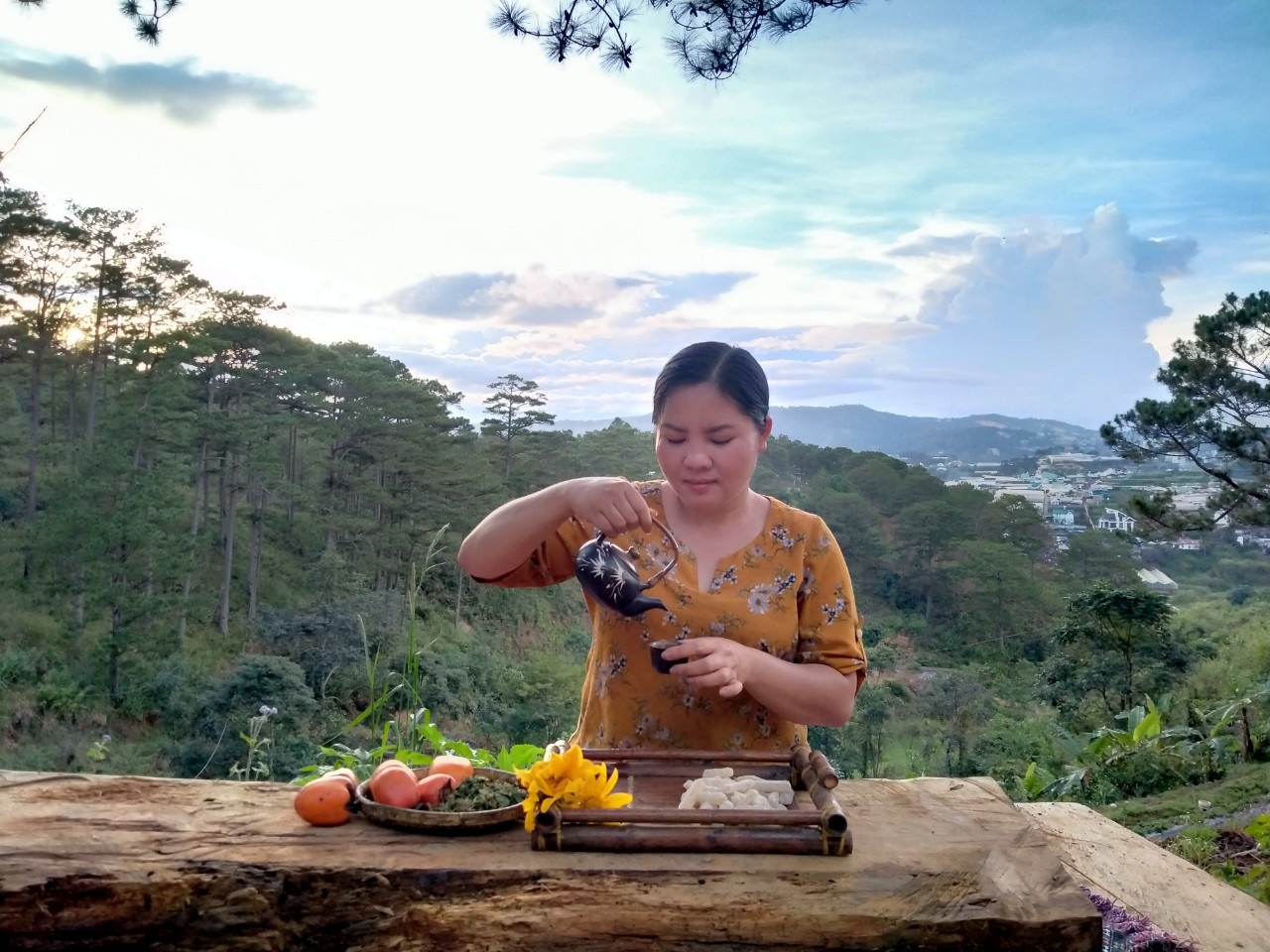 Roi que len Da Lat mo trang trai trong dau tay sach anh 1