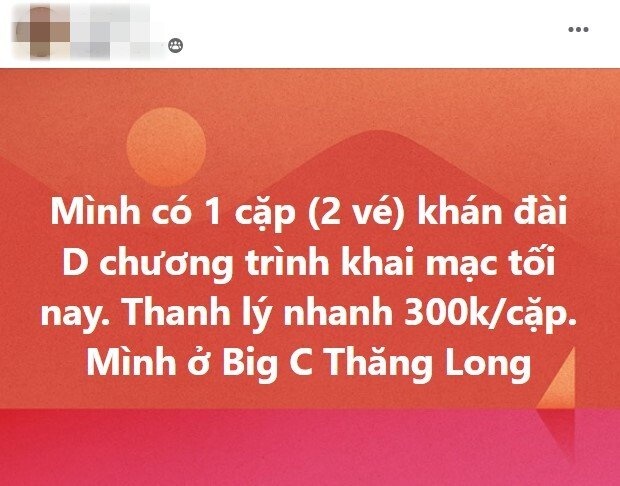 Rao bán vé mời dự lễ khai mạc SEA Games 31 ảnh 5 Rao ban ve moi du le khai mac SEA Games 31 anh 5