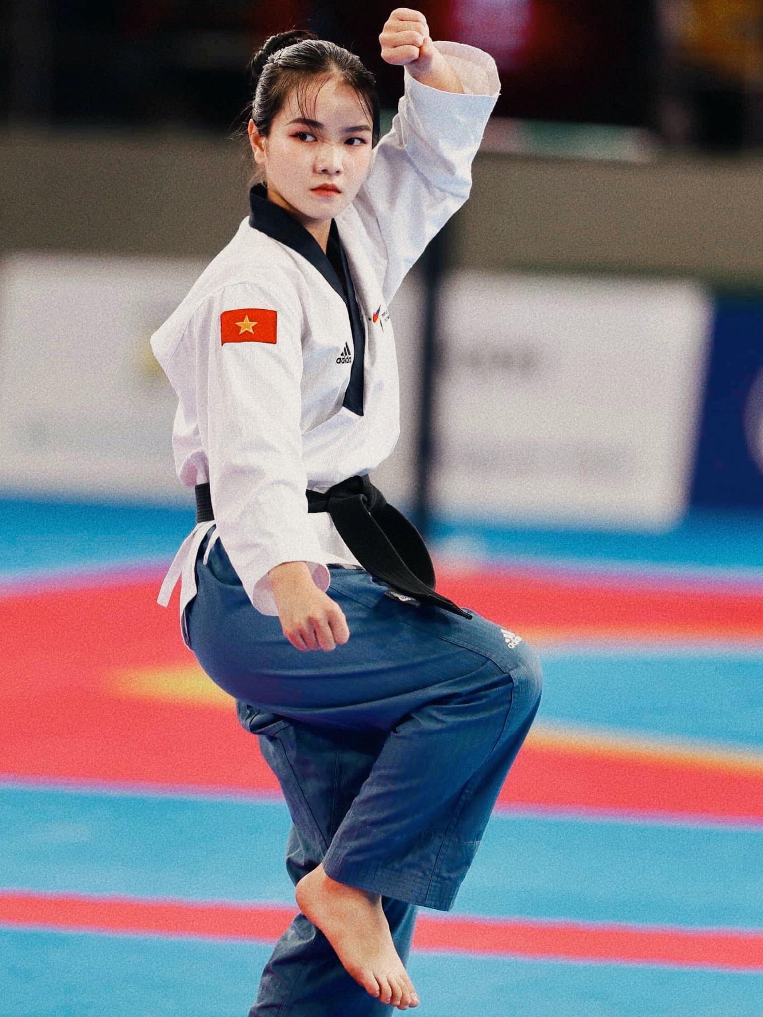 Cac VDV taekwondo xinh dep tai nang tai SEA Games 31 anh 3