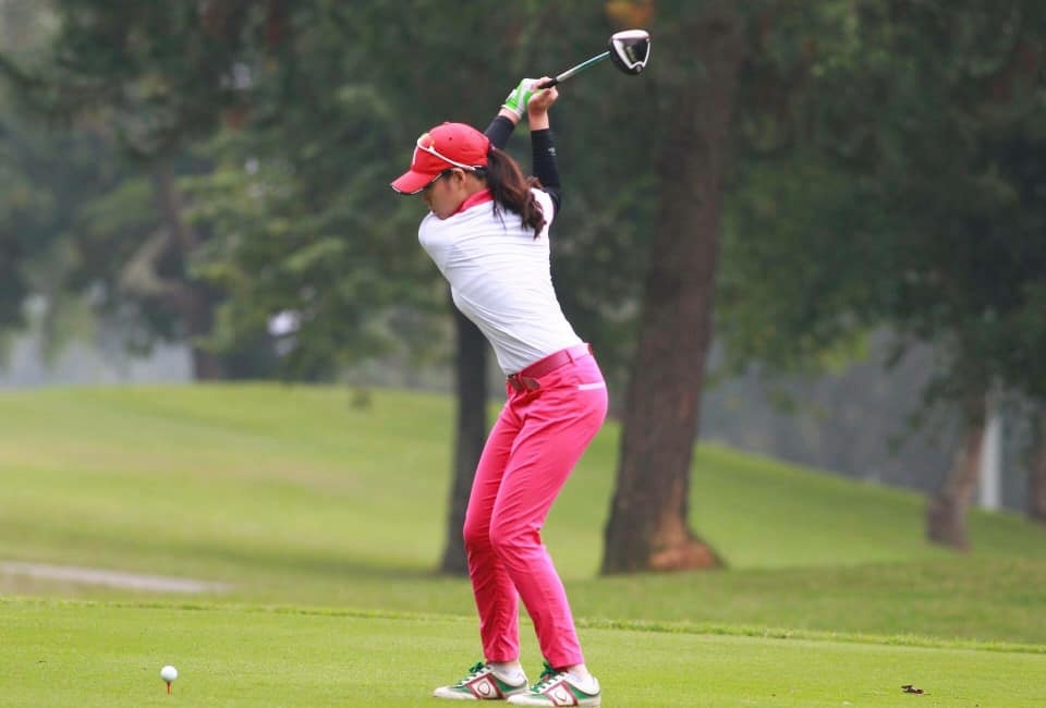 Ngoc nu 19 tuoi cua lang golf Viet Nam tai SEA Games anh 2