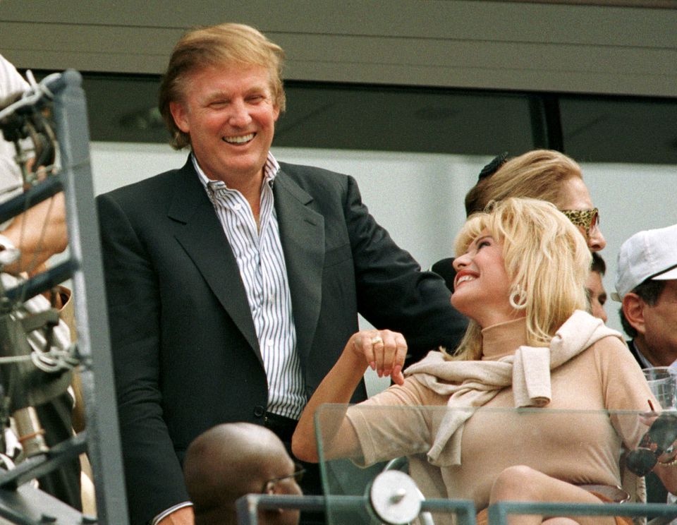 Ivana va Donald Trump tung la cap doi quyen luc hinh anh