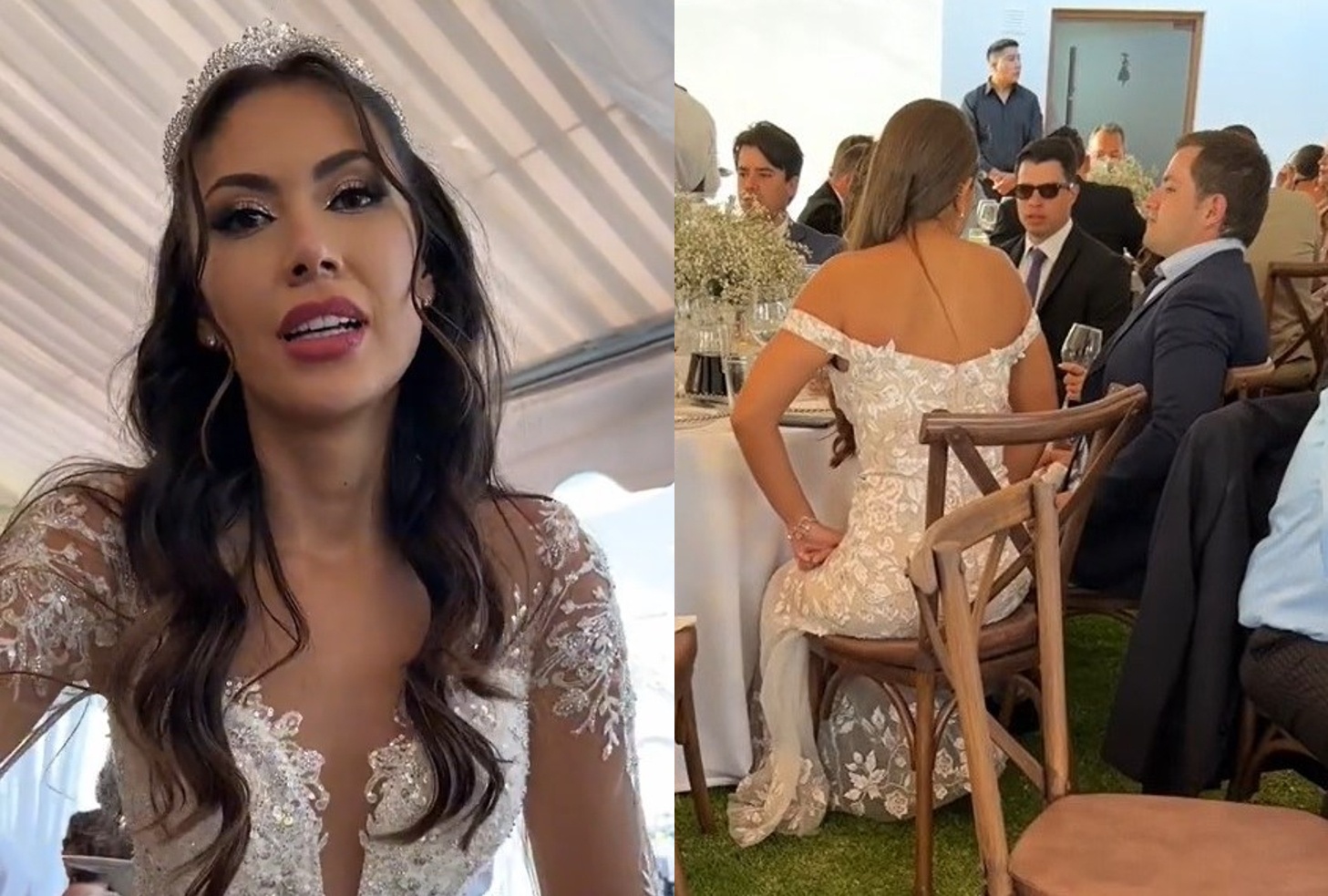 Bi che kem duyen vi mac vay trang toi dam cuoi hinh anh