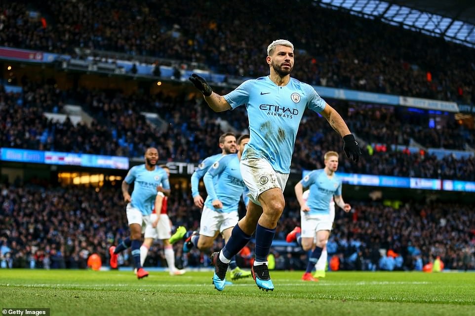 Man City thắng Arsenal, Aguero lập hattrick ảnh 1 Man City thang Arsenal, Aguero lap hattrick anh 1