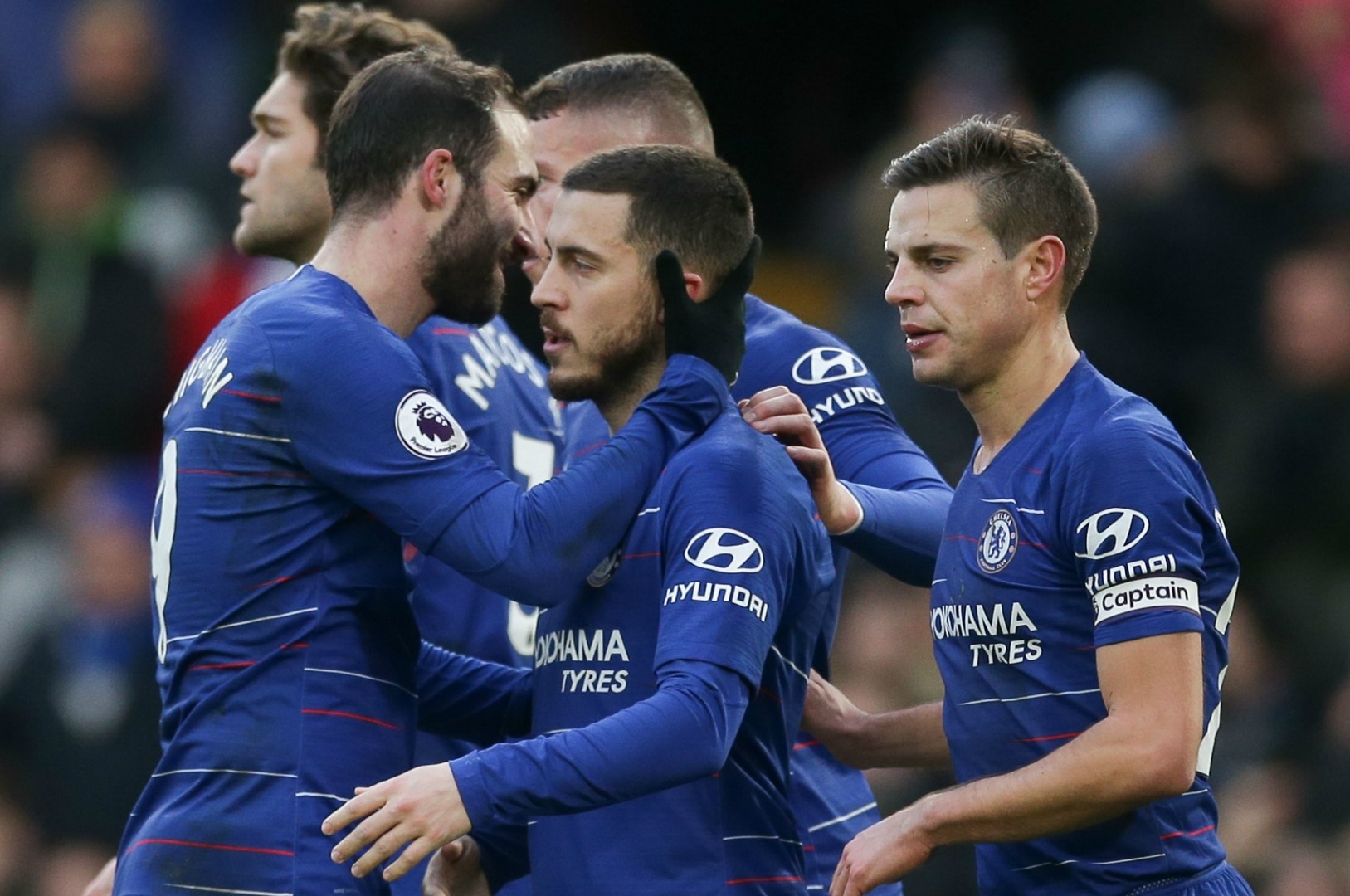 Higuain,  Maurizio Sarri,  Chelsea,  Eden Hazard anh 1