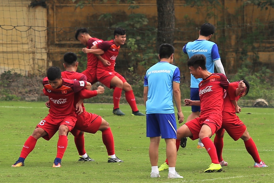 Tuyen U23 Viet Nam 'dau vat' tren san tap hinh anh