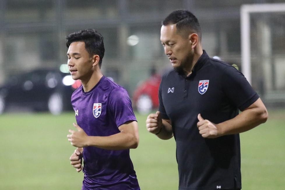 Sao U23 Thai Lan tap rieng truoc tran gap Viet Nam hinh anh