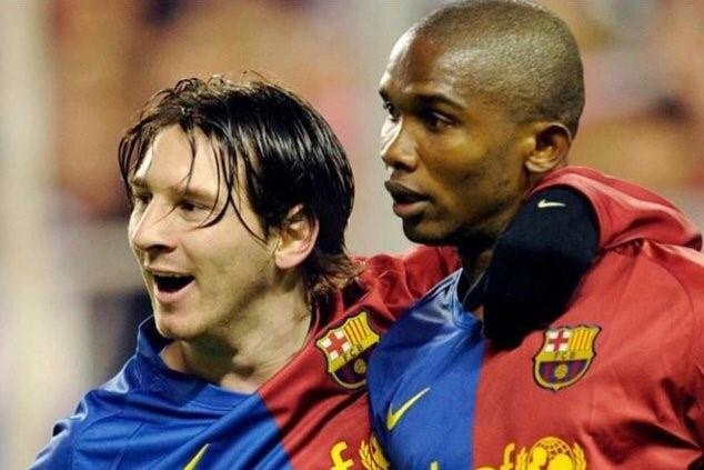 Eto'o: 'Barca thanh cong la nho toi, khong phai Messi' hinh anh