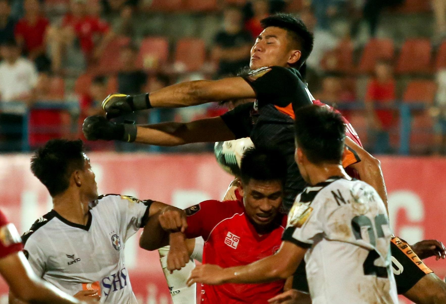 Duc Chinh,  Tien Dung,  Hai Phong,  Da Nang,  V.League 2019 anh 10