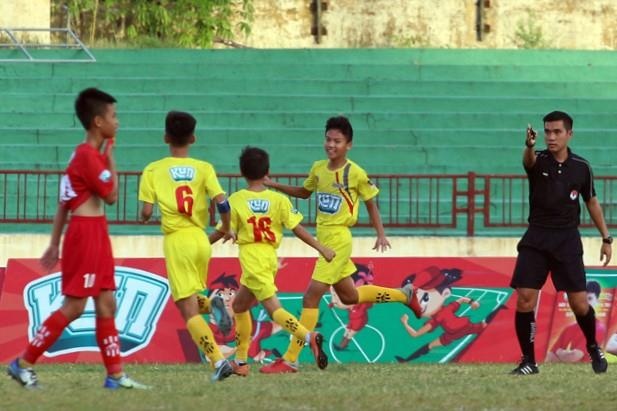 U13 SLNA,  Song Lam Nghe An,  Phan Van Duc,  Xuan Manh,  V.League 2019 anh 1