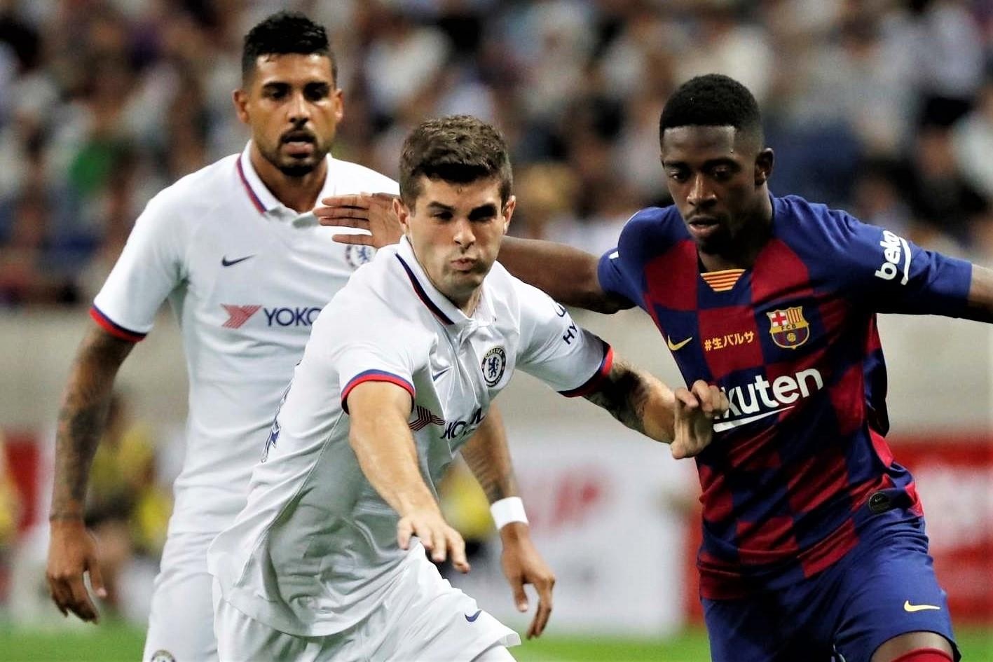 Highlights Barca 1-2 Chelsea: Rakitic ghi ban dep mat hinh anh
