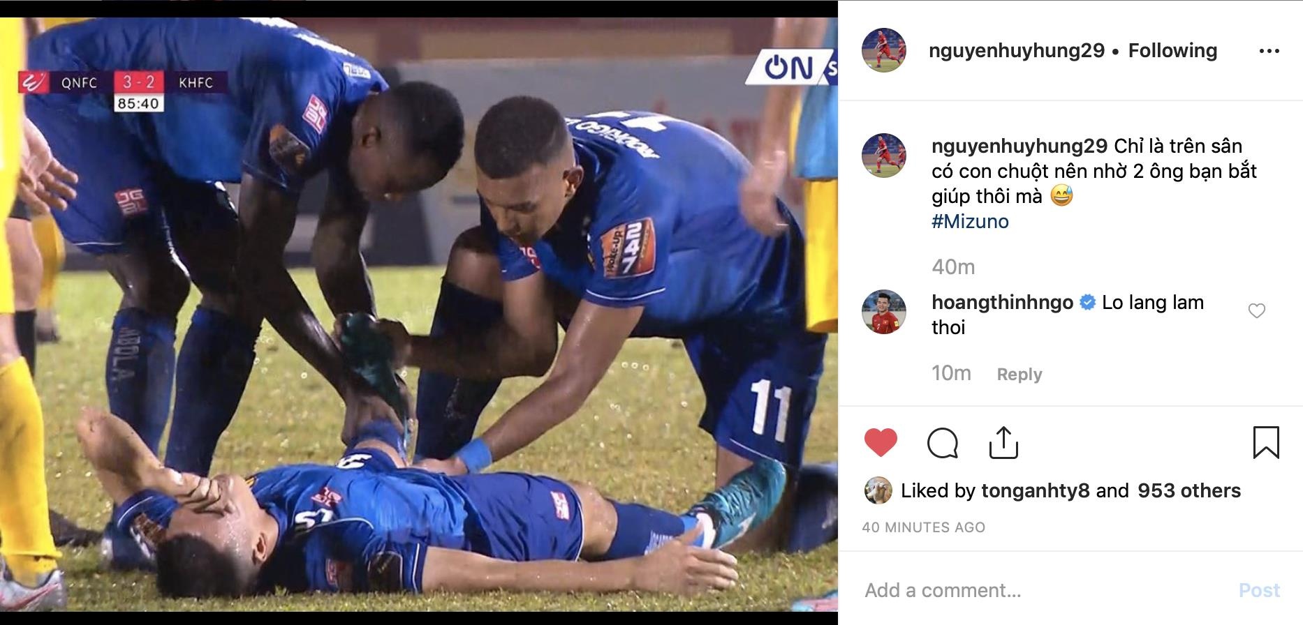 Huy Hung chan thuong anh 1