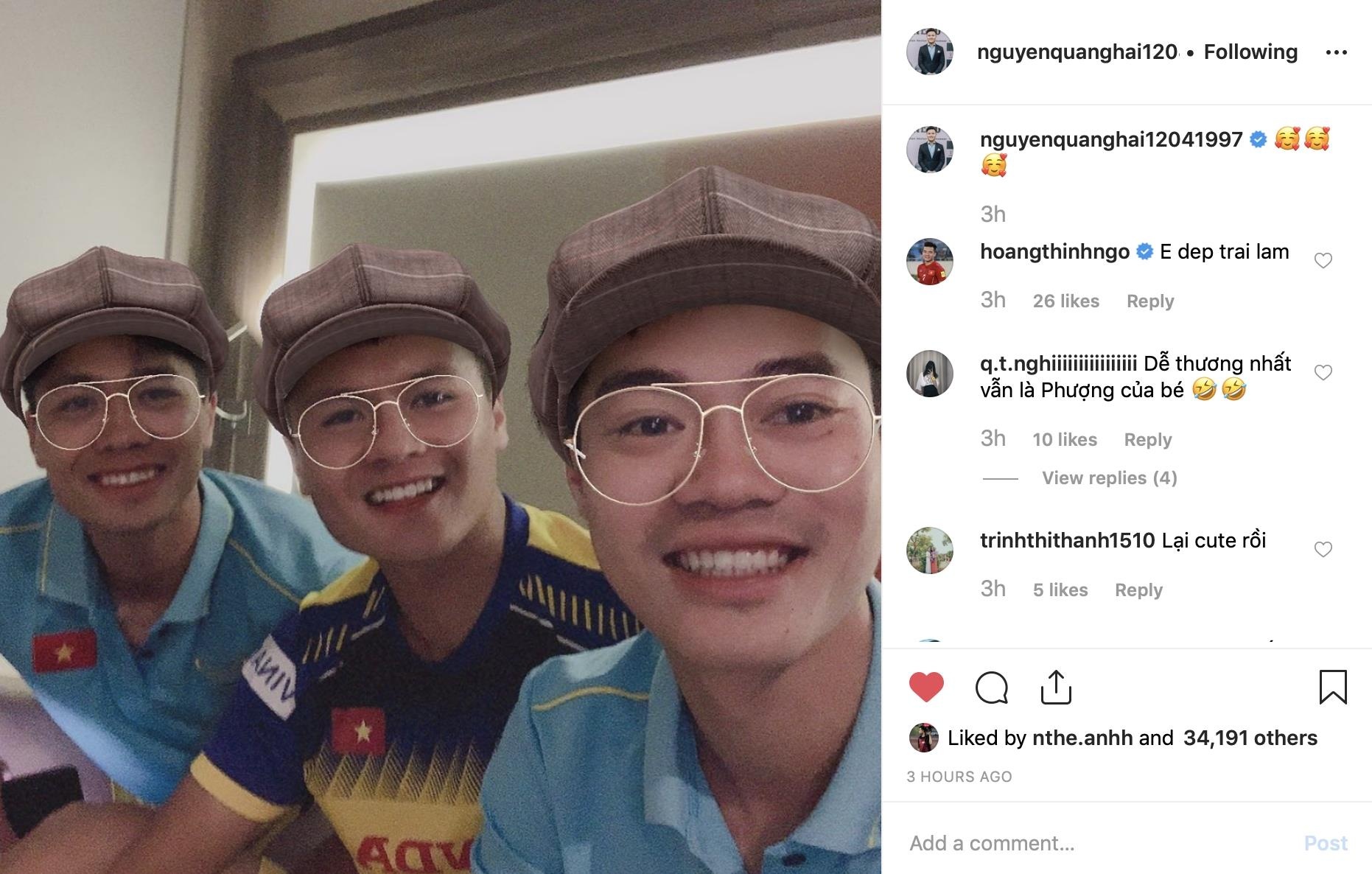 Quang Hai treu dua Cong Phuong anh 1