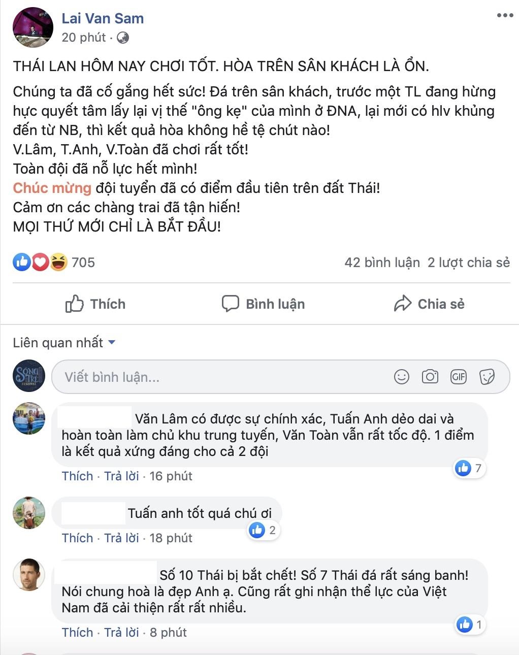 Bình luận sau trận đấu với Thái Lan ảnh 1 Binh luan sau tran dau voi Thai Lan anh 1