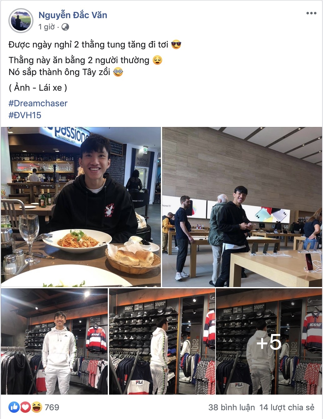 Cuộc sống của Văn Hậu tại Hà Lan ảnh 1 Cuoc song cua Van Hau tai Ha Lan anh 1