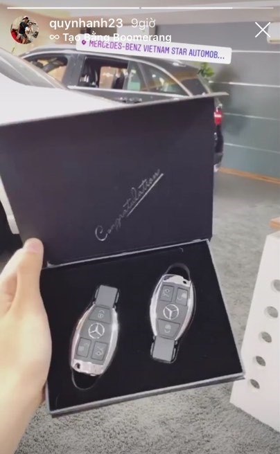 Bạn gái Duy Mạnh mua ô tô ảnh 2 Ban gai Duy Manh mua o to anh 2