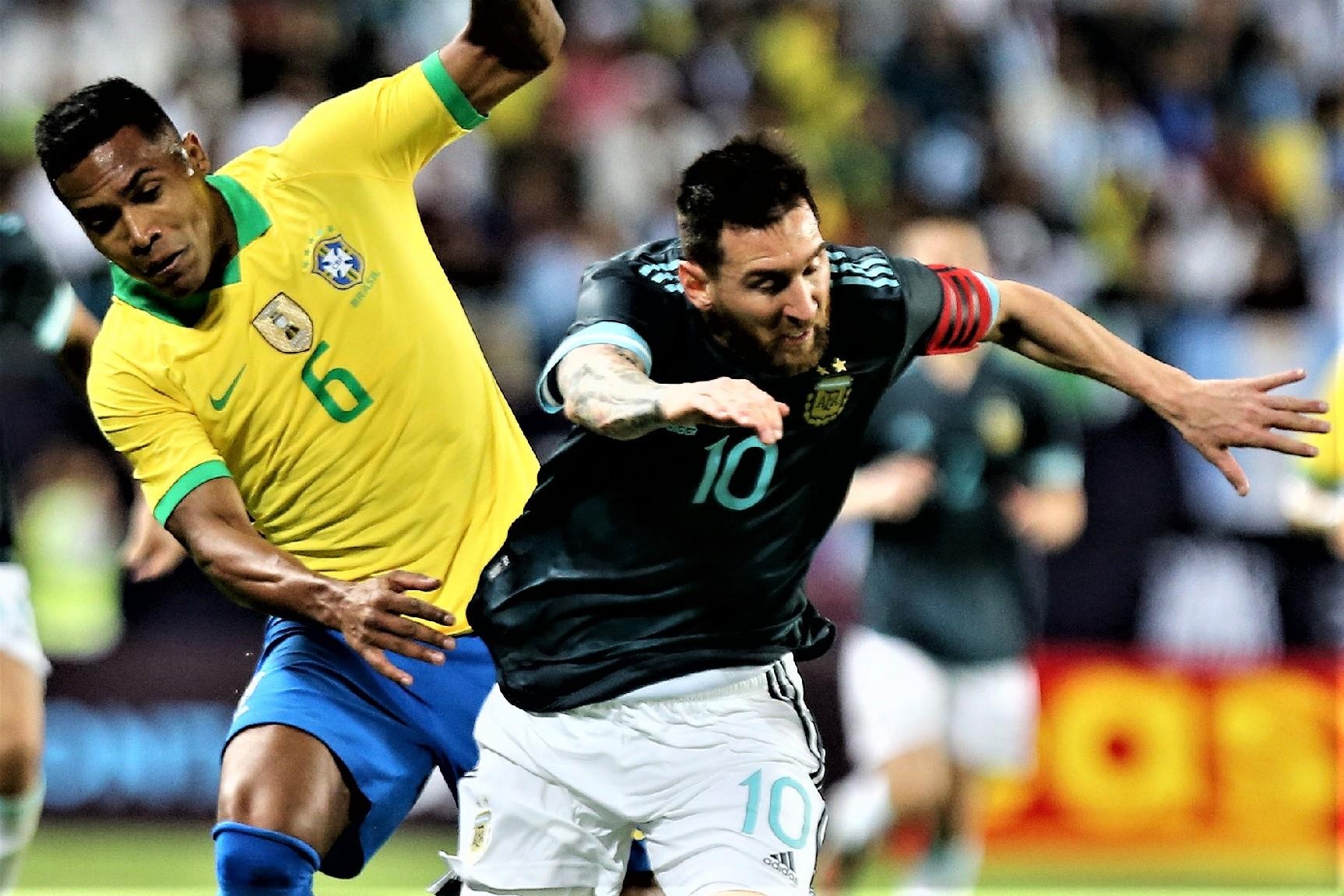 Highlights giao huu quoc te: Brazil 0-1 Argentina hinh anh