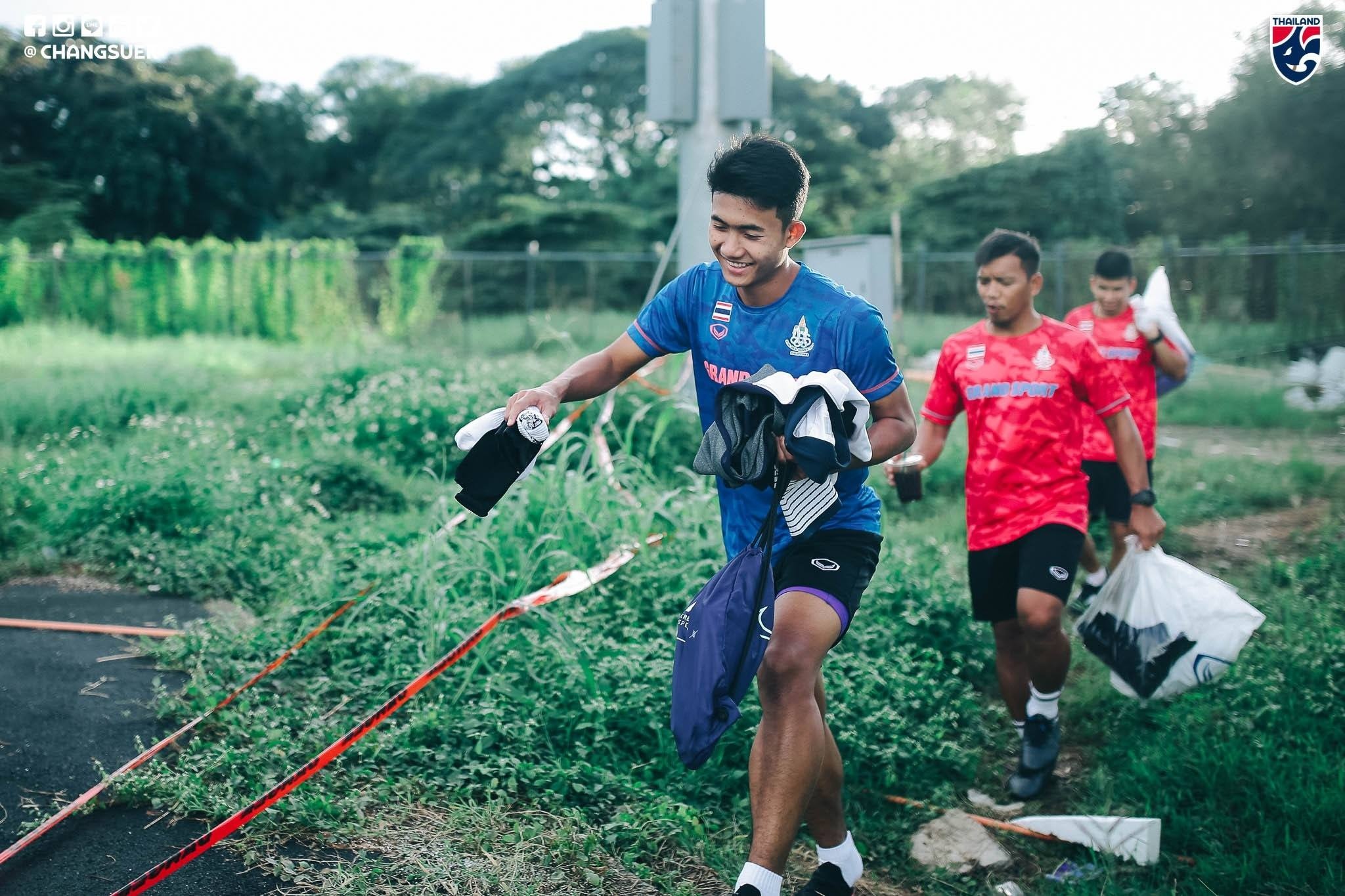 U22 Thái Lan tập luyện ảnh 1 U22 Thai Lan tap luyen anh 1