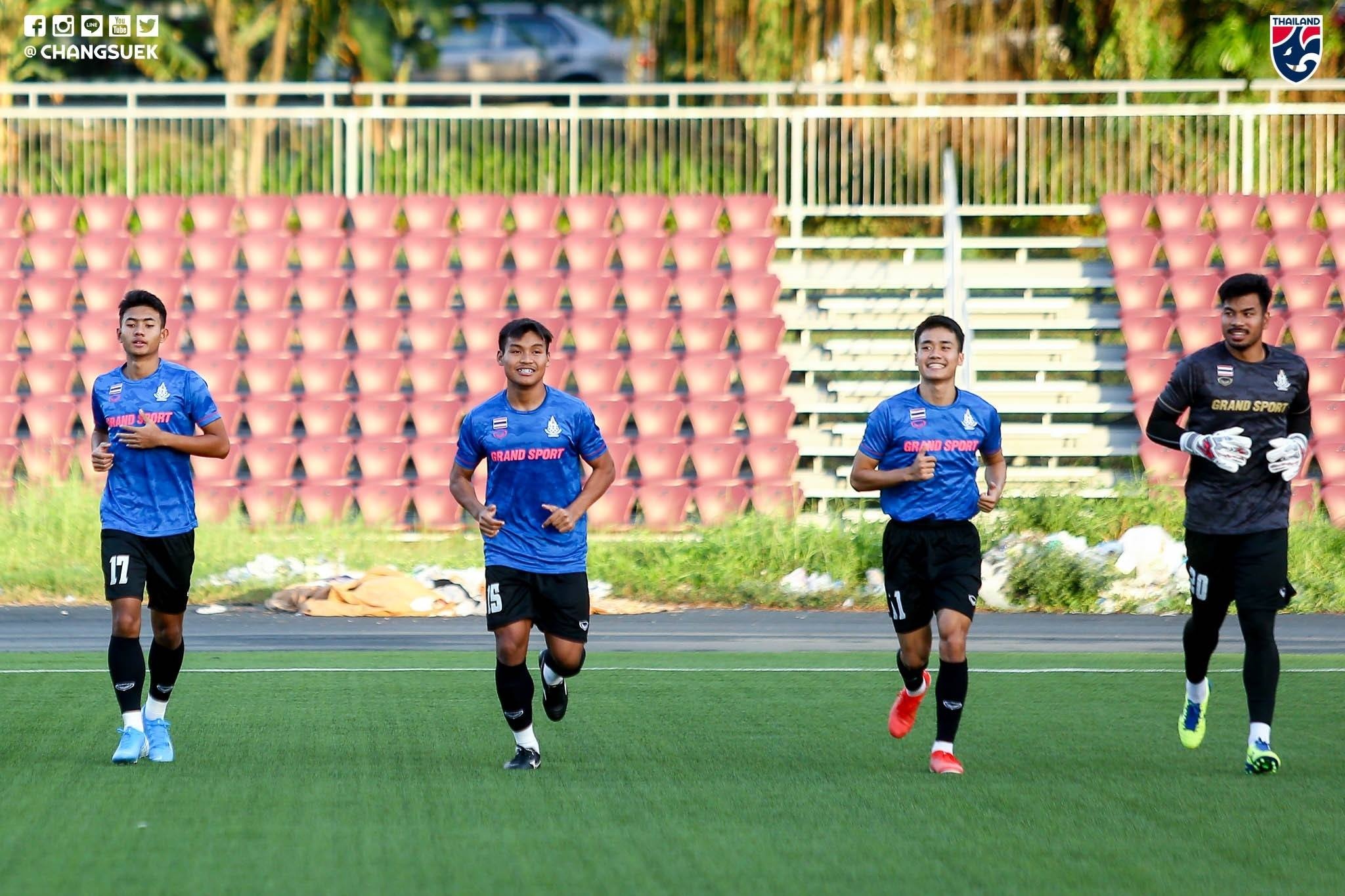 U22 Thái Lan tập luyện ảnh 3 U22 Thai Lan tap luyen anh 3