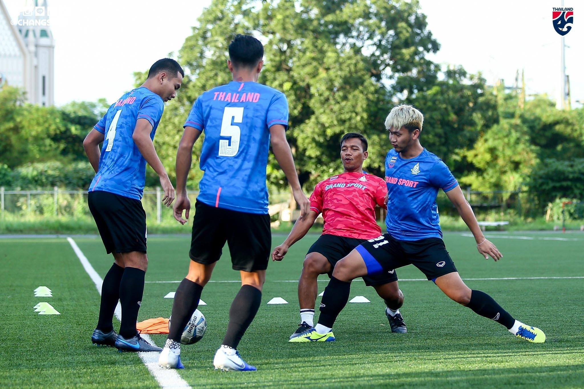 U22 Thái Lan tập luyện ảnh 4 U22 Thai Lan tap luyen anh 4
