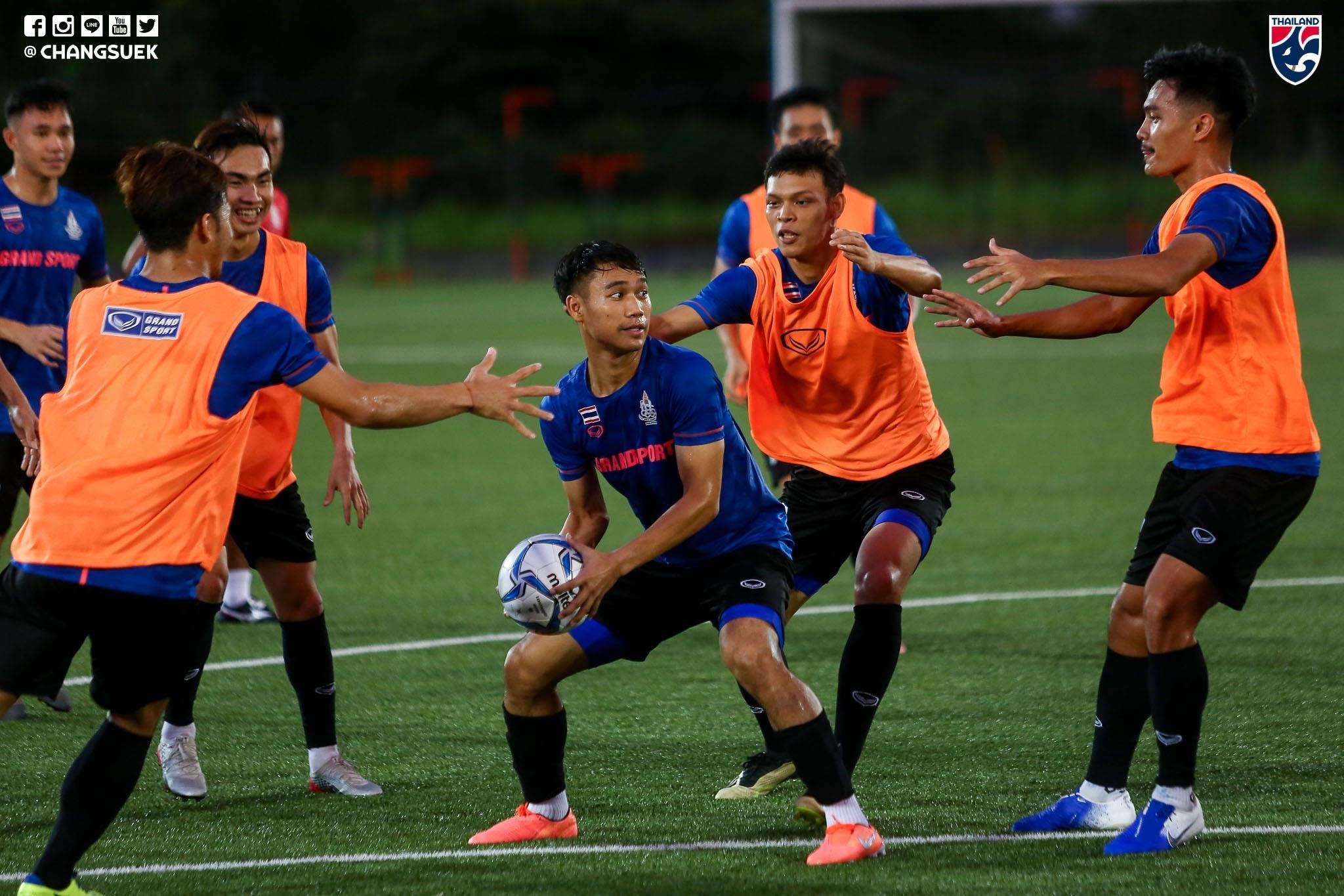 U22 Thái Lan tập luyện ảnh 8 U22 Thai Lan tap luyen anh 8