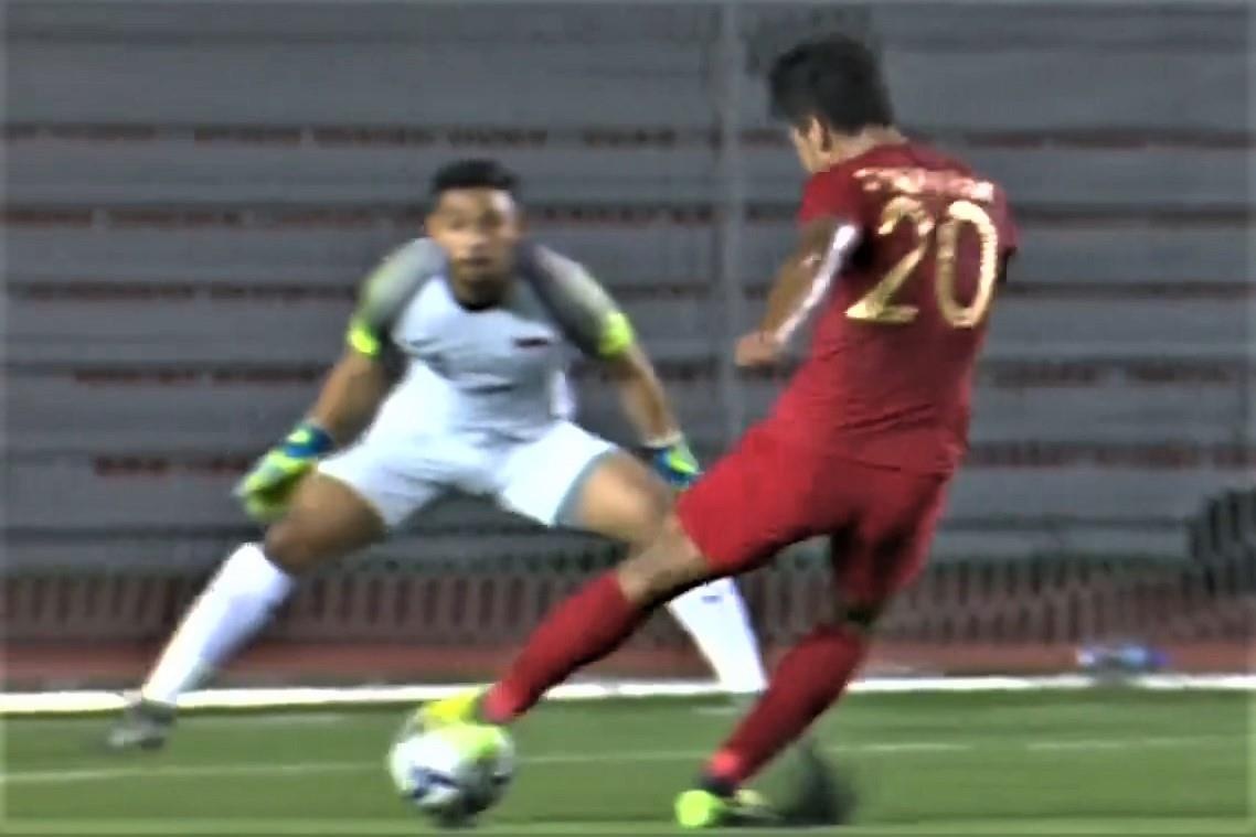 Thu mon U22 Singapore bi xau kim o ban thua dau truoc Indonesia hinh anh