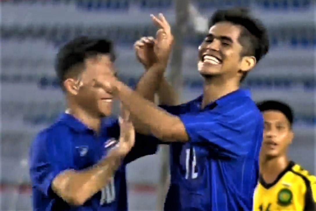 Ban thang thu tu cua U22 Thai Lan vao luoi Brunei hinh anh