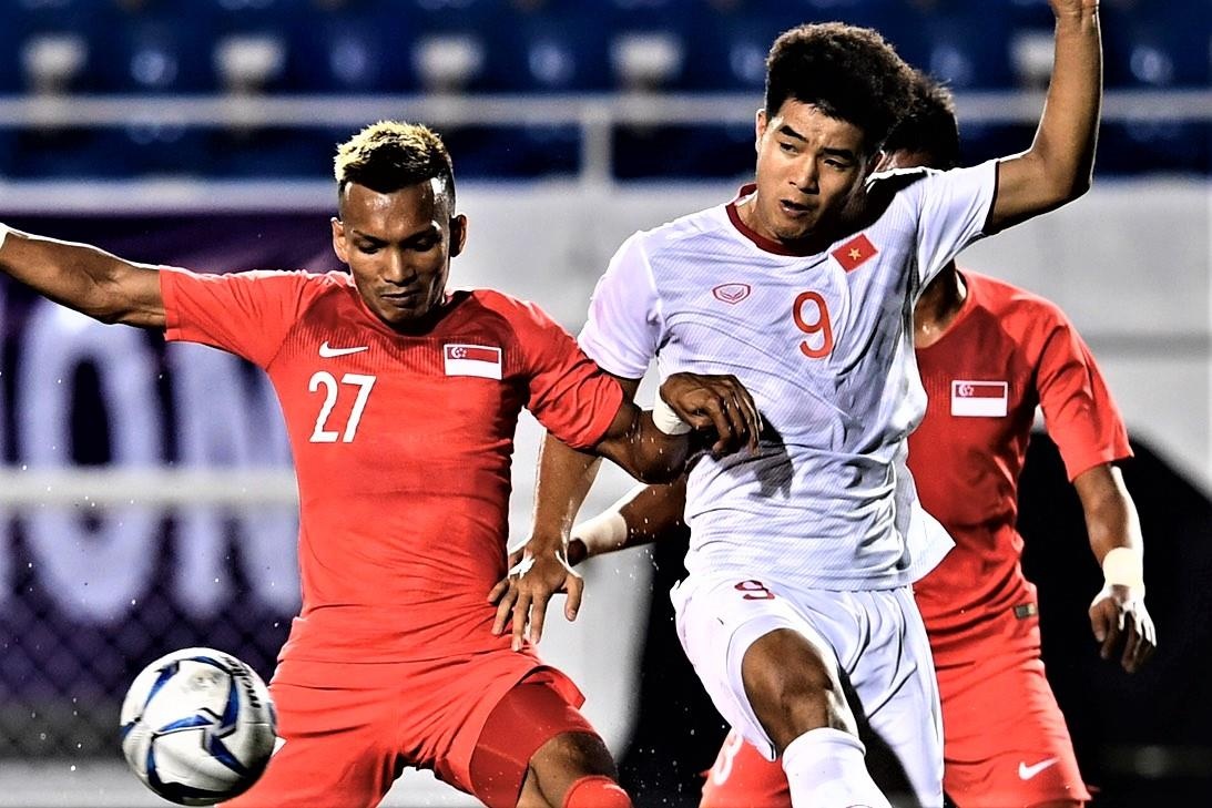 Highlights SEA Games 30: U22 Singapore 0-1 U22 Viet Nam hinh anh