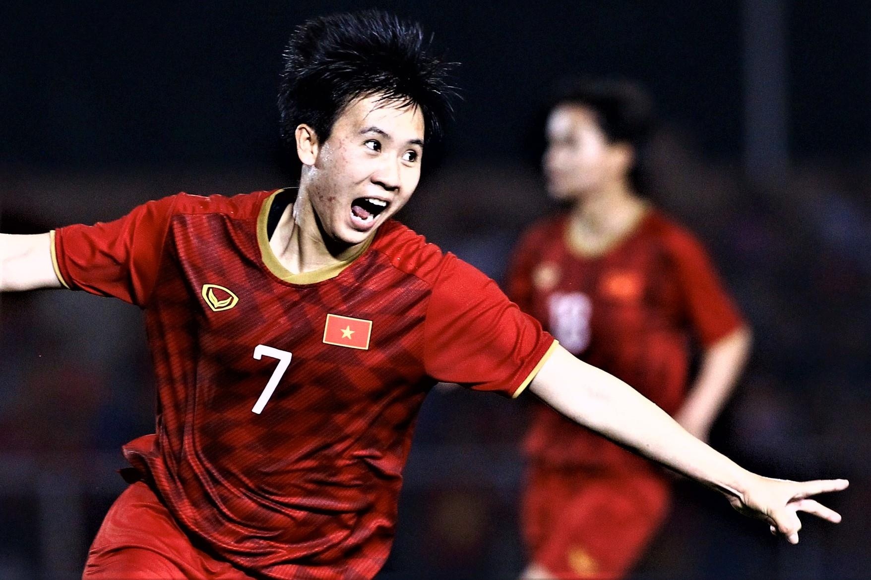 Highlights bong da nu SEA Games 30: Philippines 0-2 Viet Nam hinh anh