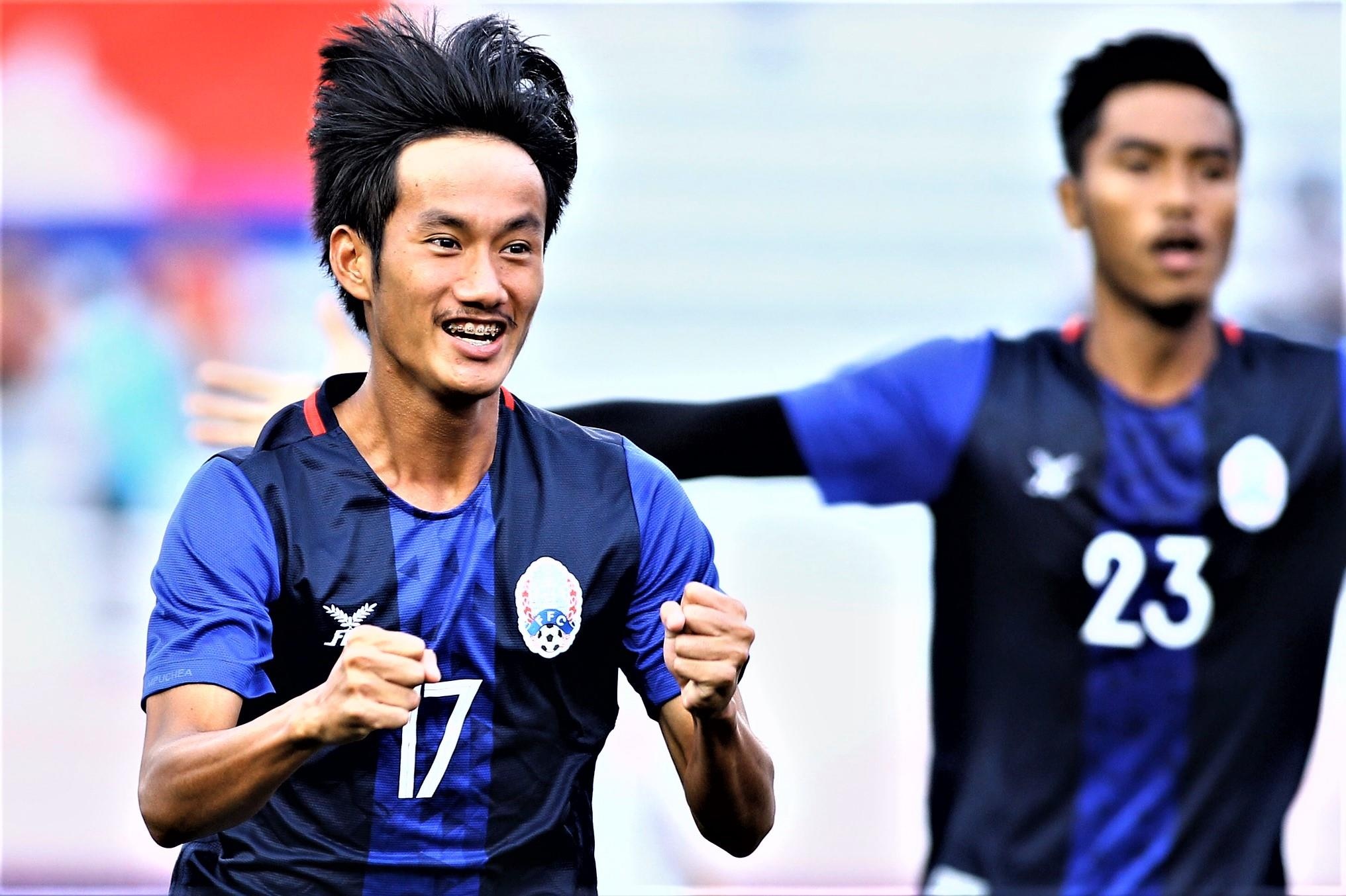 U22 Campuchia mo ty so truoc Myanmar sau 18 giay hinh anh