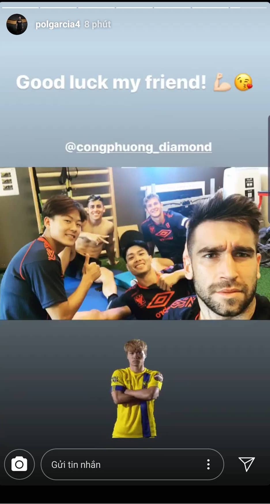 Cong Phuong ve Viet Nam anh 1