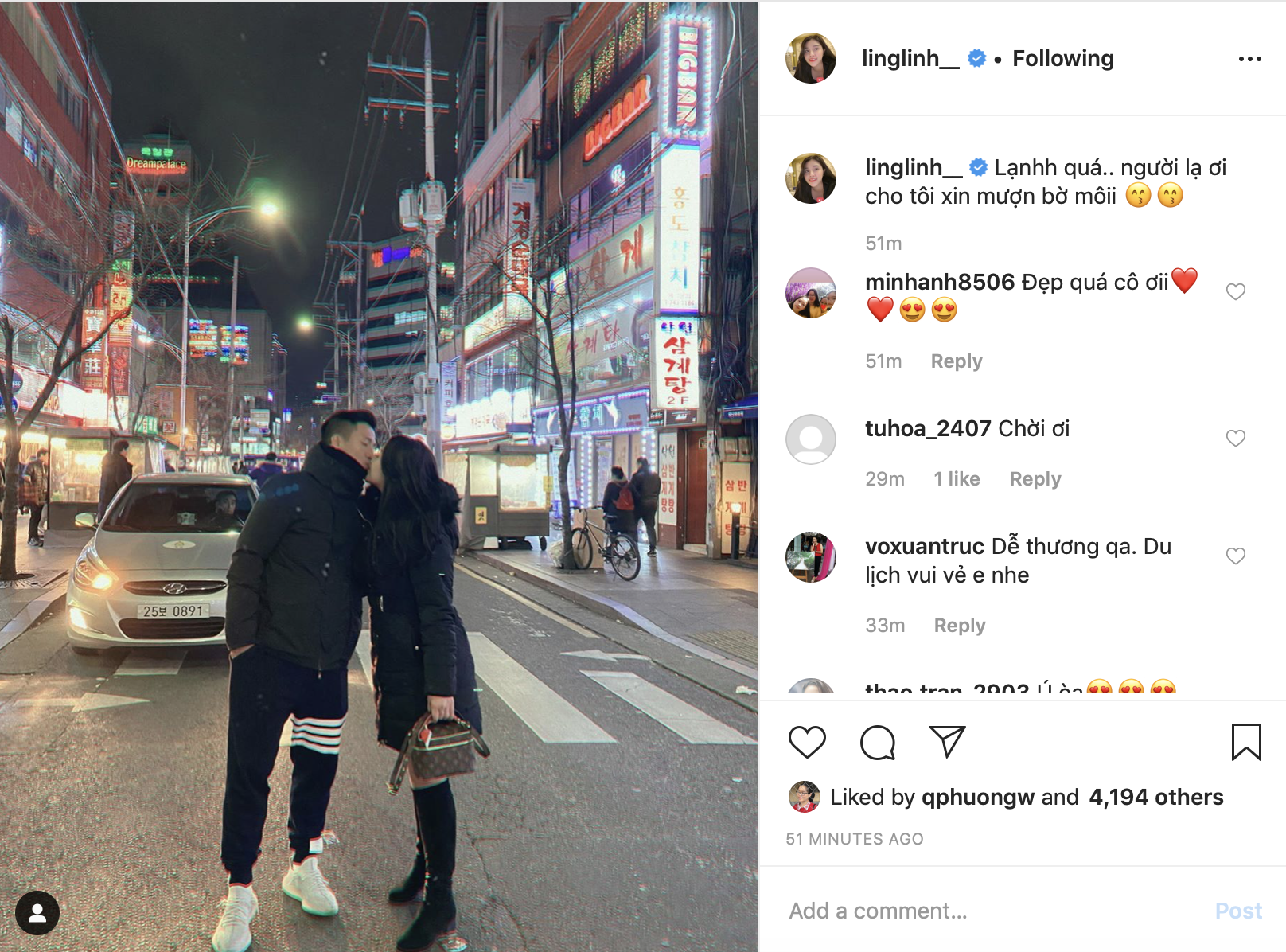 Bui Tien Dung du lich Han Quoc anh 1