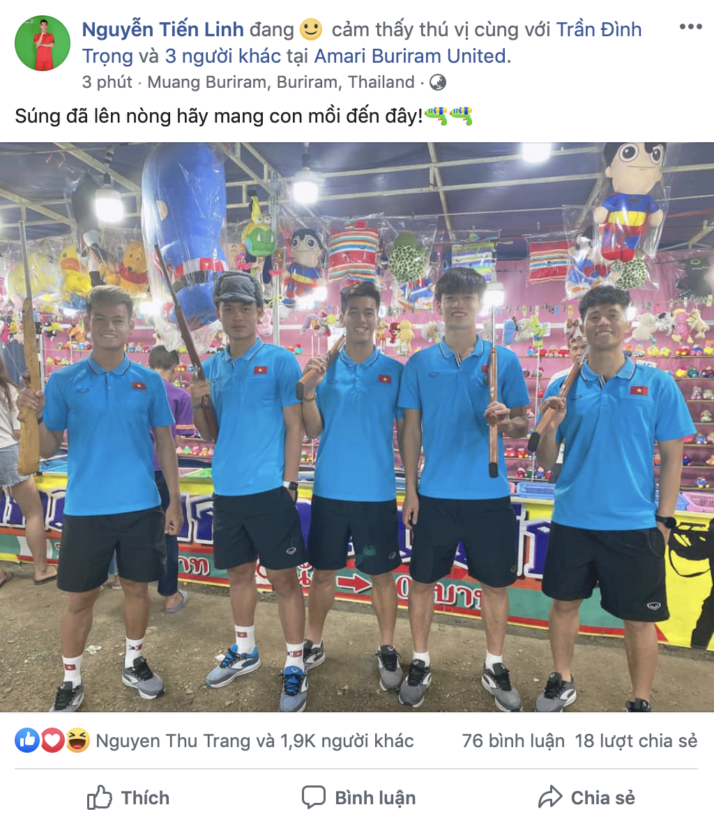 Cau thu Viet Nam o Thai Lan anh 1