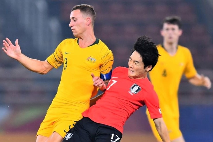 Highlights U23 chau A 2020: Australia 0-2 Han Quoc hinh anh