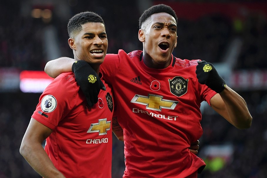 Martial va Mourinho anh 1