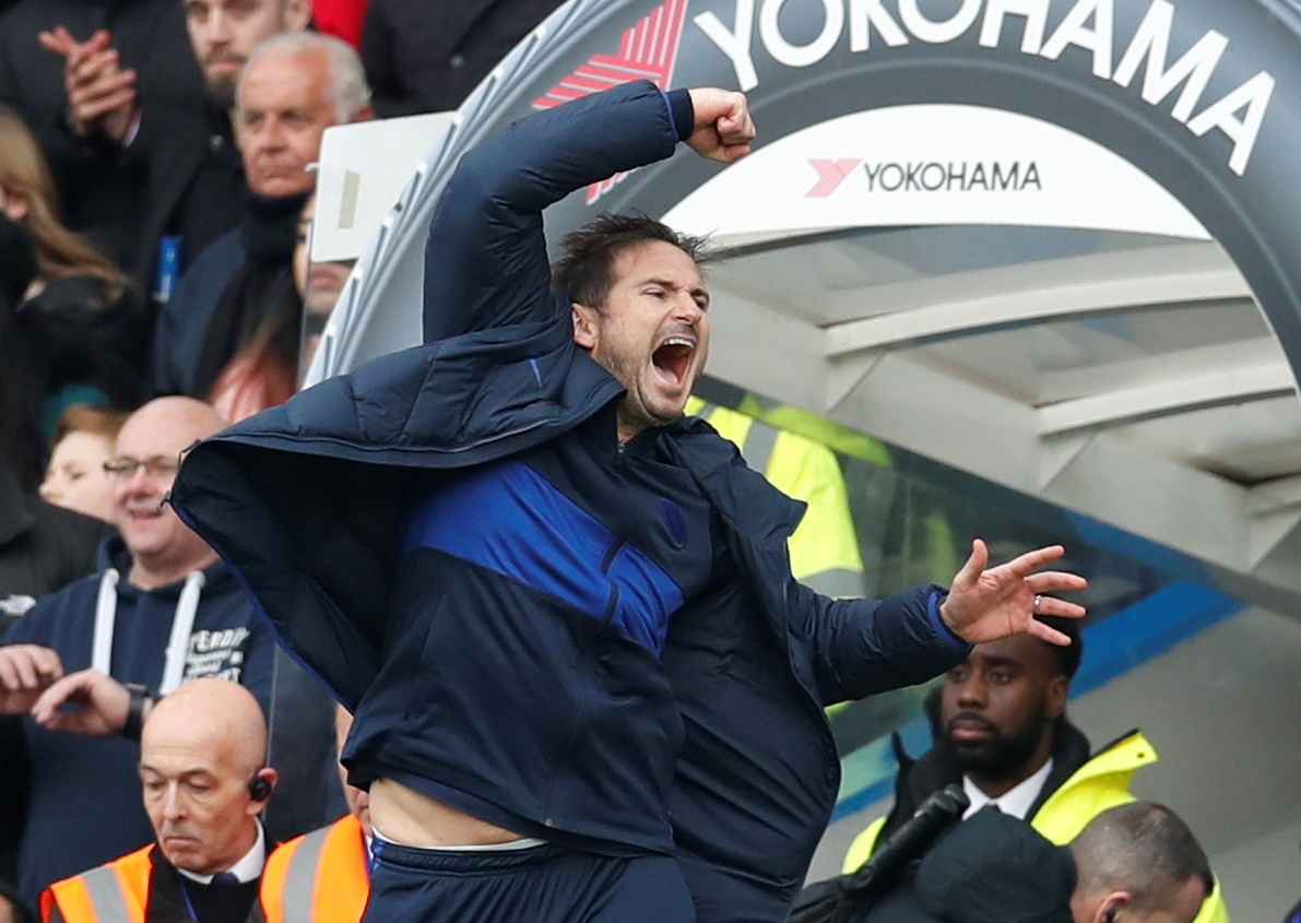 HLV Lampard an mung cuong nhiet sau chien thang truoc thay cu hinh anh